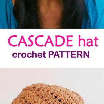 "Cascade" lacy beanie _ C26
