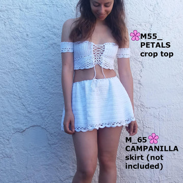 PETALS crop top _ M55
