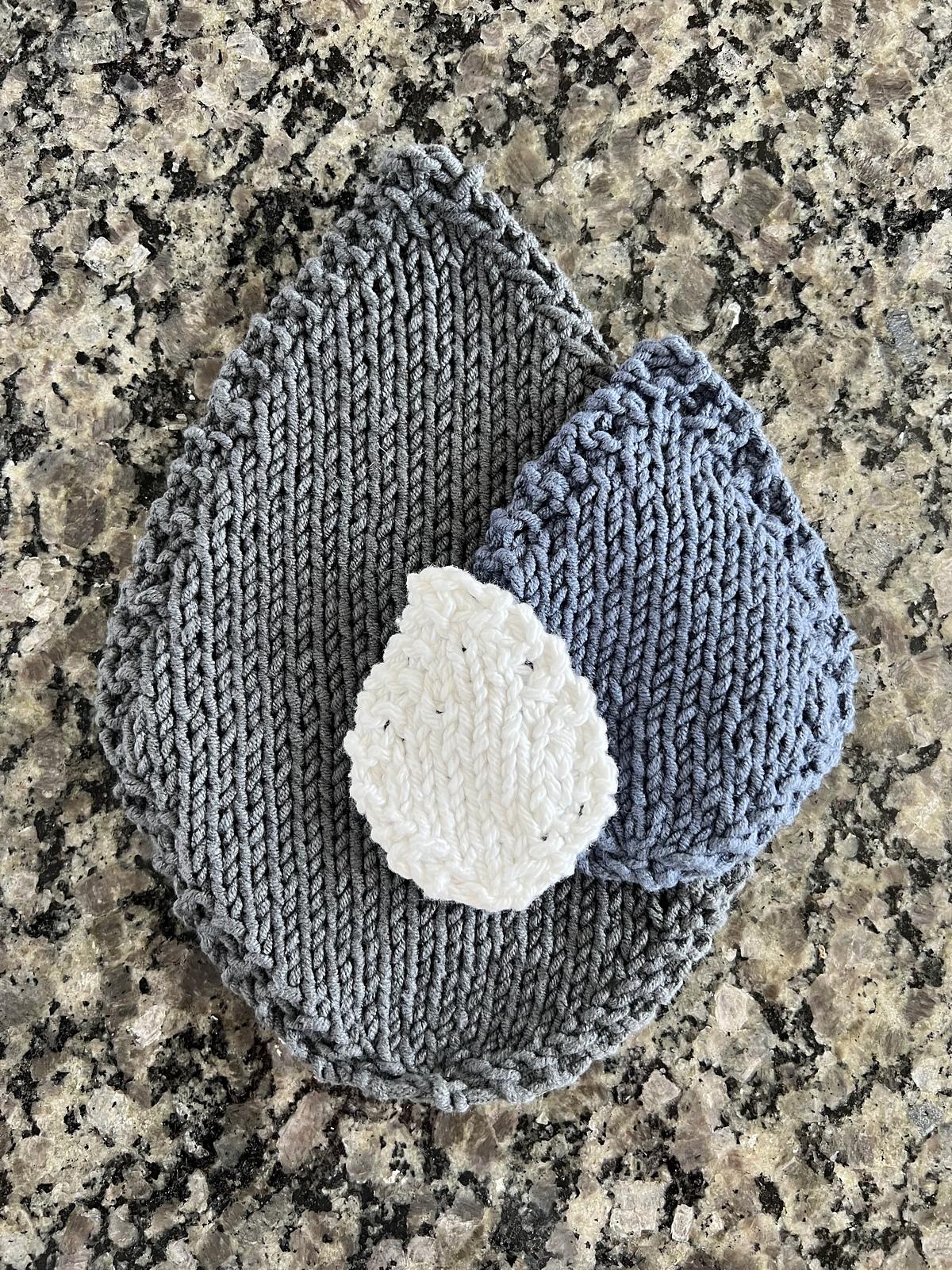 Eggtastic Dishcloth Canvas (Stockinette Version)