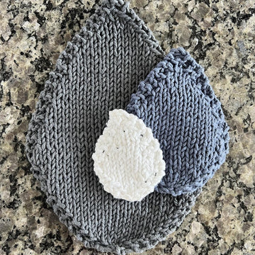 Eggtastic Dishcloth Canvas (Stockinette Version)