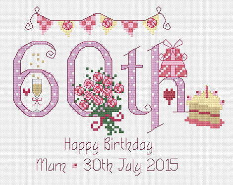 Nia Rhind 60th Birthday Chart - 1017329 -  Leaflet