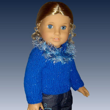 Shimmer Sweater, Fits American Girl and all 18 inch dolls. 041