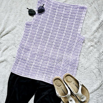 Wenonah Filet Crochet Top