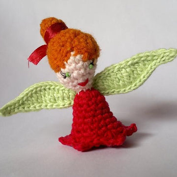 Crochet Tink Fairy Doll Crib Fairy Mobile Baby Soft Toy