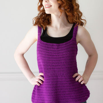 Lakefront Peplum Tank Top