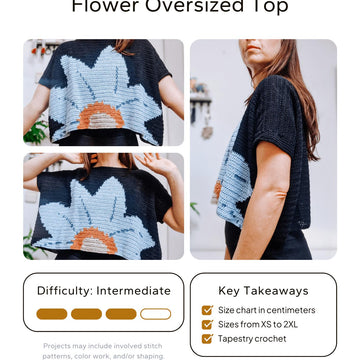 Flower Oversized Top
