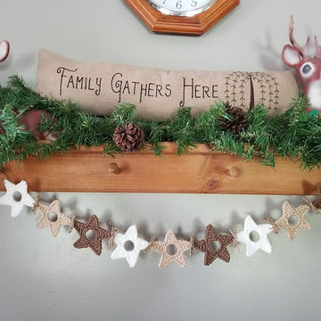 Upcycled Star Garland