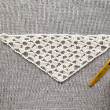 Crochet Bandana/Shawl Chart/Pattern #35