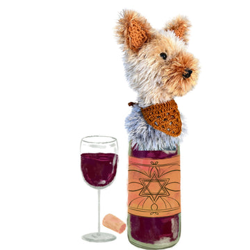 Yorkie Wine Topper