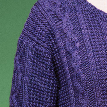 Tramline Cable Pullover #155
