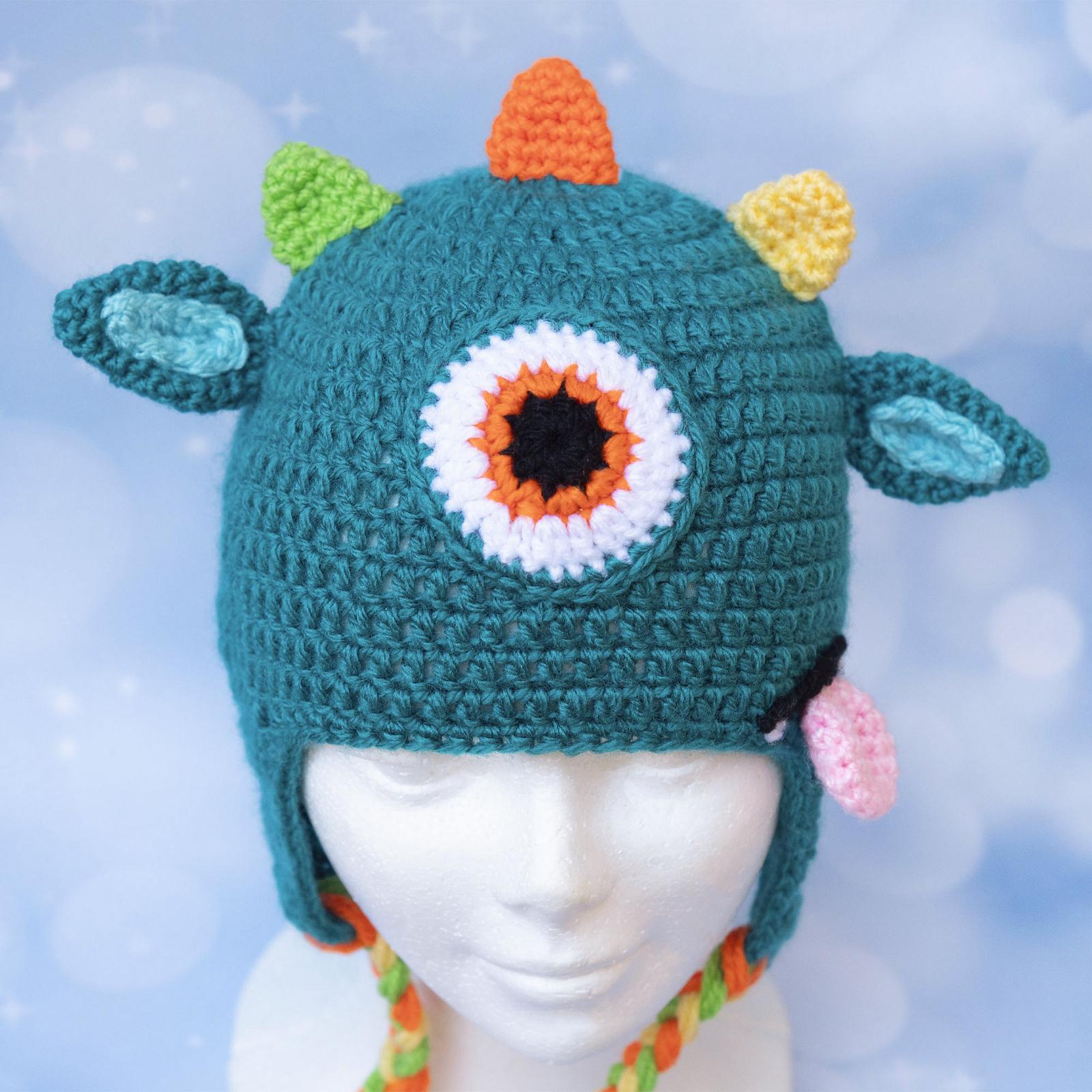 Blue monster hat
