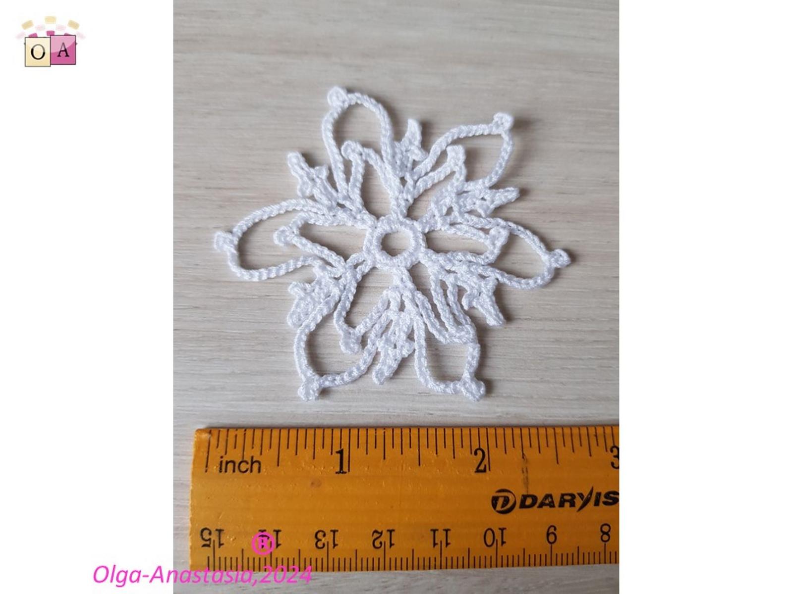 Crochet snowflake 29