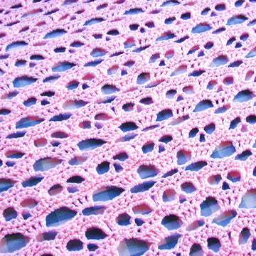 Creepy Skull Triangular Shawl