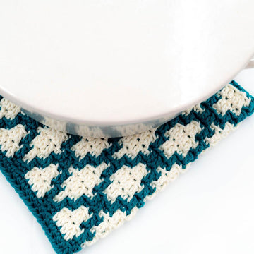 Mosaic Crochet Hot Pad