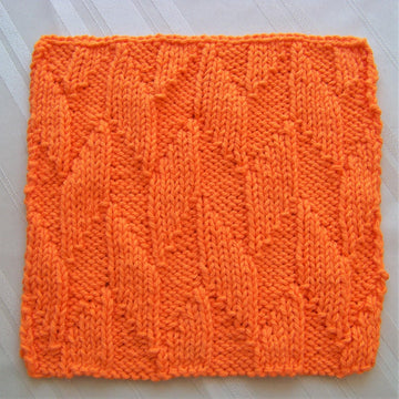 Alternating Diagonals Dishcloth