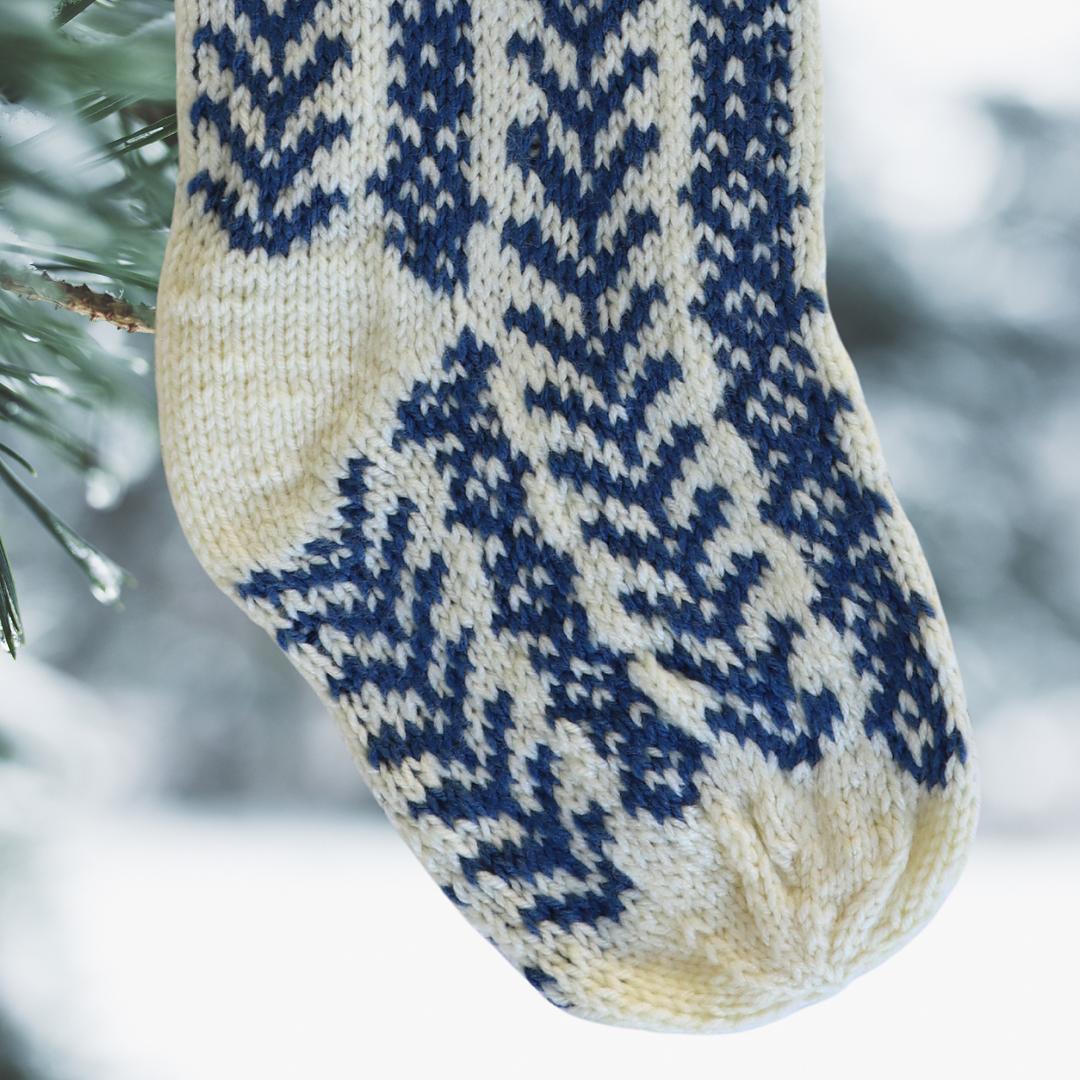 Nordic Reindeer Stocking
