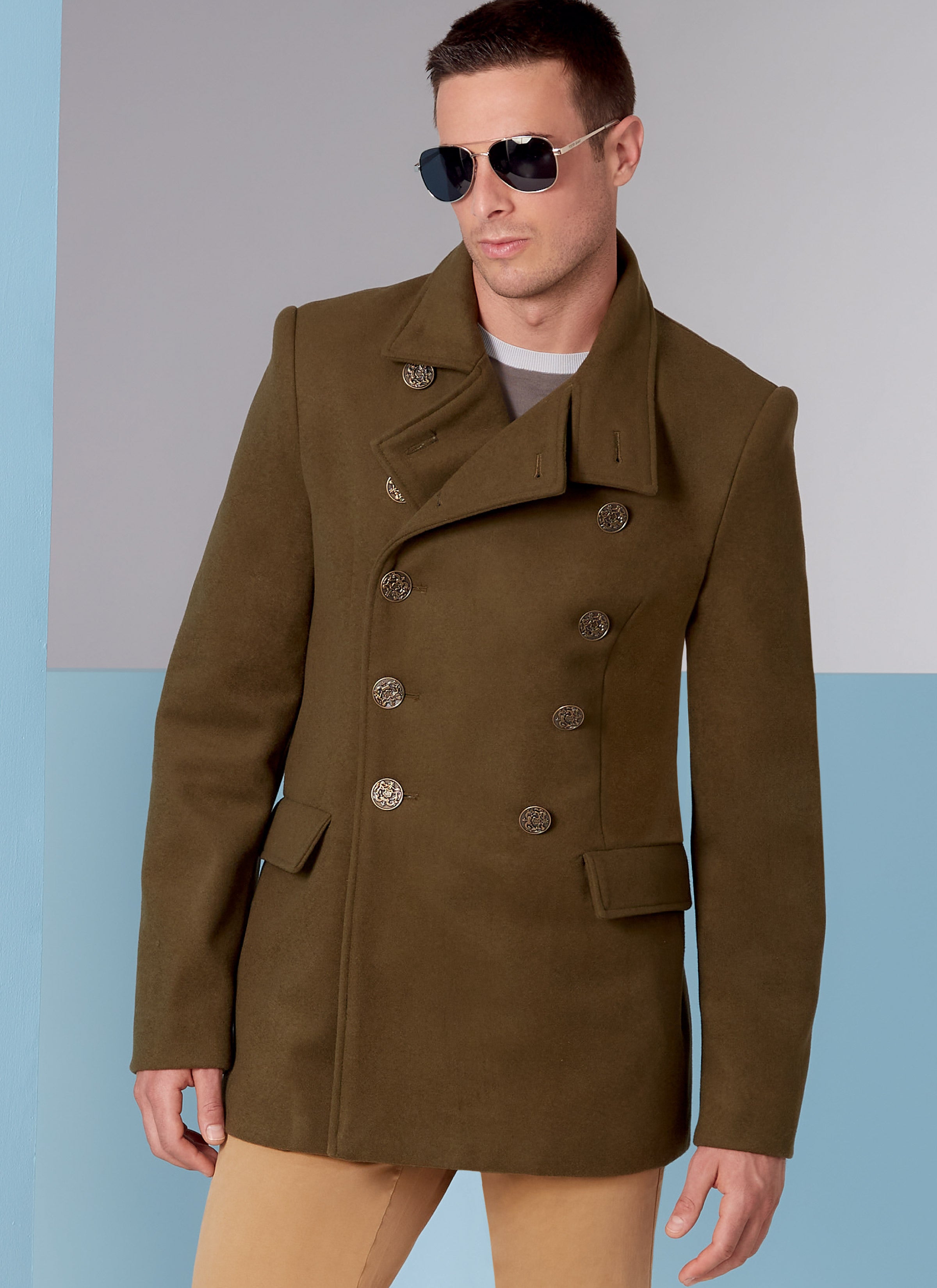 Vogue Men's Coat V1853 - Sewing Pattern