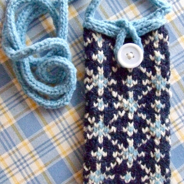 Midnight Snowfall Cell Phone/Eyeglass Cover
