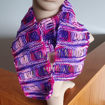 Nerida - 8ply drop loop scarf