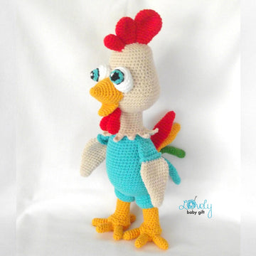 Rooster Amigurumi Crochet Pattern