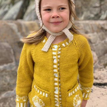 Shell Seeker Cardigan, Jumper, Hat and Bonnet