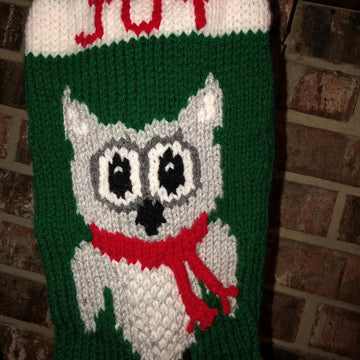 Owl Christmas Stocking