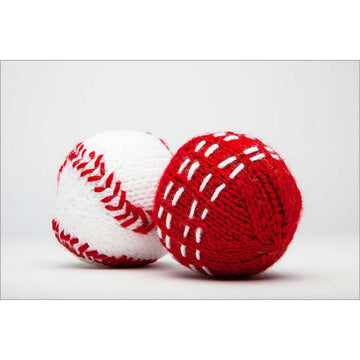 Knitted Baseball and Cricket Ball