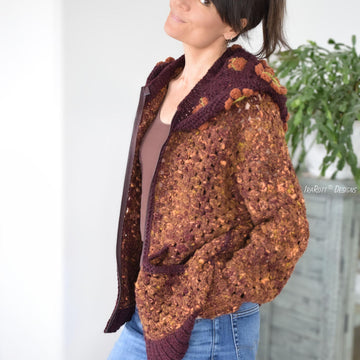 Awesome Blossom Zip Hoodie