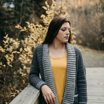 Bordeaux Bobble Cardigan