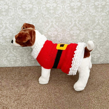 513 - Christmas Dog Dress Crochet Pattern -513