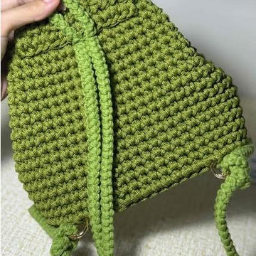 Drawstring Flap Backpack | PDF Crochet