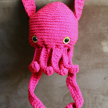 Squid Amigurumi Bag