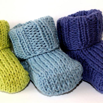 Sweet Cotton Baby Booties