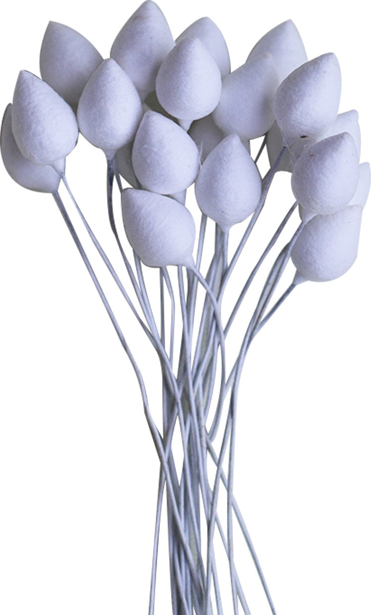 Dress My Craft Foam Flower Buds 20/Pkg - 9mm Pointed