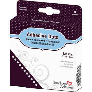 3L Scrapbook Adhesives Micro Dots 325/Pkg - Permanent, .12"