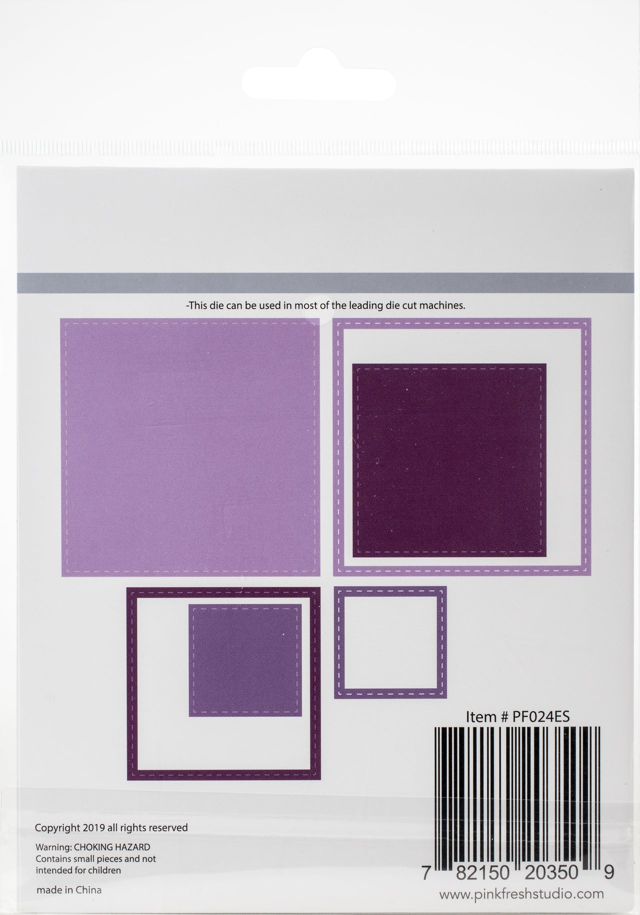 Pinkfresh Studio Essentials Die Set - Stitched Squares