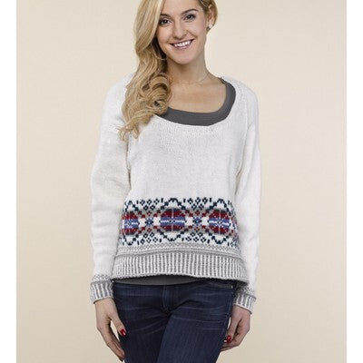639 Plesti Fair Isle Pullover and Hat - Jumper and Hat Knitting Pattern for Women in Valley Yarns Northampton