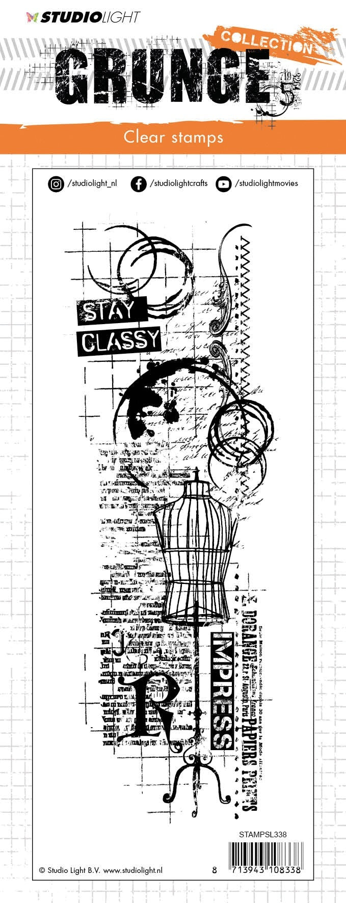 Studio Light Grunge Collection Stamp - 560005