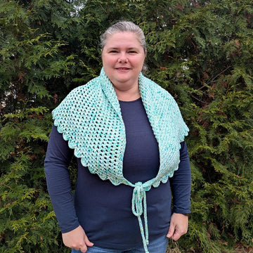 Horizon Tunisian Shawl