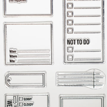 Elizabeth Craft Designs Elizabeth Craft Clear Stamps - Reminders