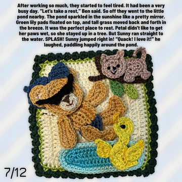 Granny Square Bear 7 Crochet
