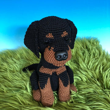 Amigurumi Rottweiler Rosi