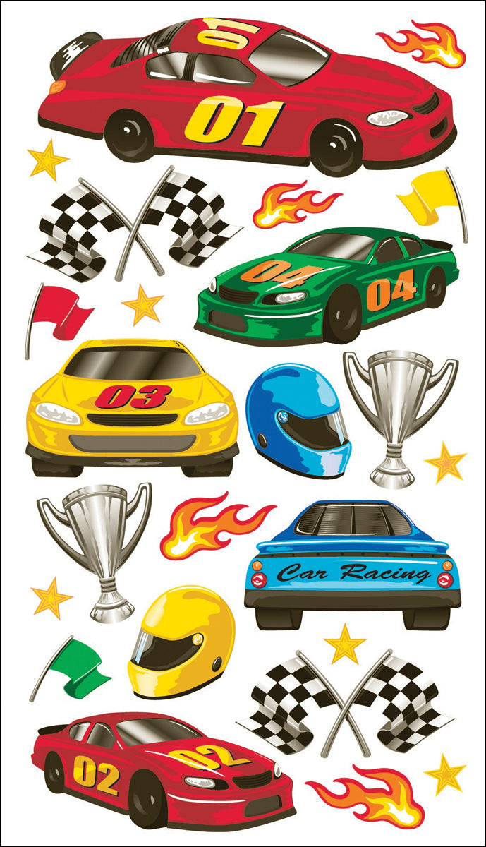 Sticko Stickers - Race Cars