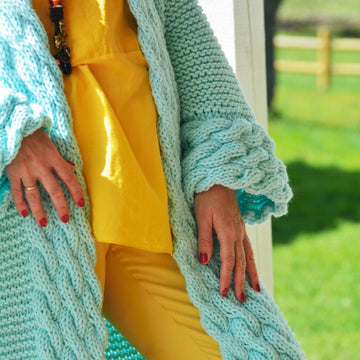 MINT CANDY CARDIGAN