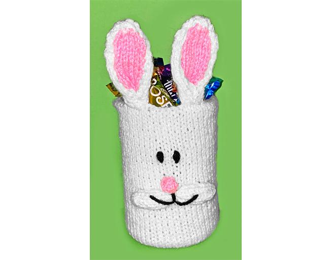 Easter Bunny Rabbit Holder 15cm tall fit tin can
