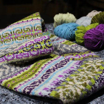 Meadow Knots cowl