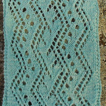 Rivers of Ice Lace Scarf