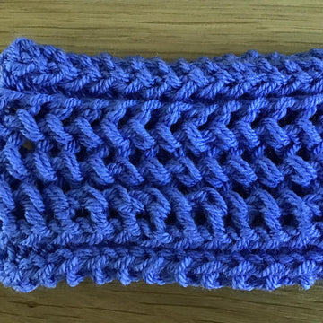 Cabled and Lacy headbands