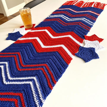 Fireworks Table Runner & Star Coaster Set