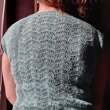 Shiny waves blouse